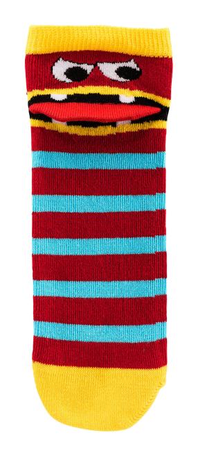 6 Paar TippTexx 24 Kinder Sneakersocken Freche Bande